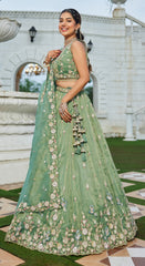 Lehenga Green Color