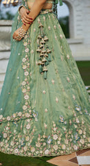 Lehenga Green Color