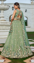 Lehenga Green Color
