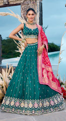 Lehenga Rama Color