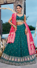 Lehenga Rama Color