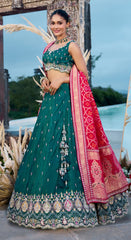 Lehenga Rama Color