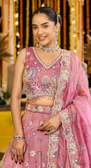 Lehenga Pink Color