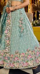 Lehenga Rama Color