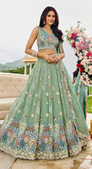 Lehenga Rama Color