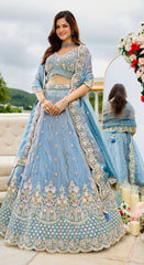 Lehenga Sky Color