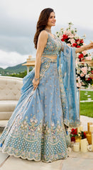 Lehenga Sky Color