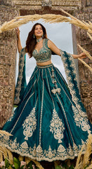 Lehenga Rama Color