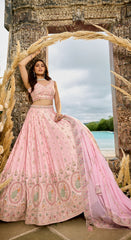 Lehenga Pink Color