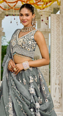 Lehenga Grey
