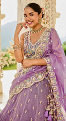 Lehenga Purpel Color
