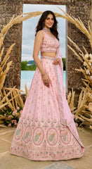 Lehenga Pink Color