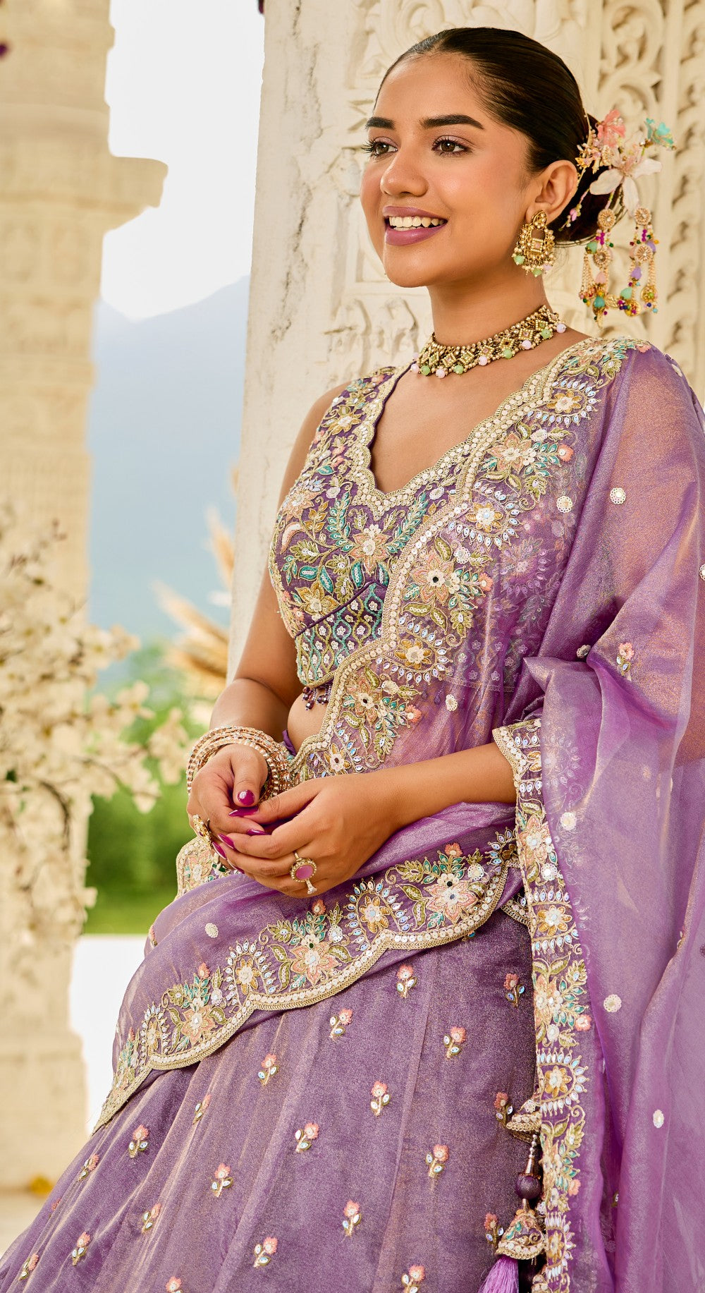Lehenga Purpel Color