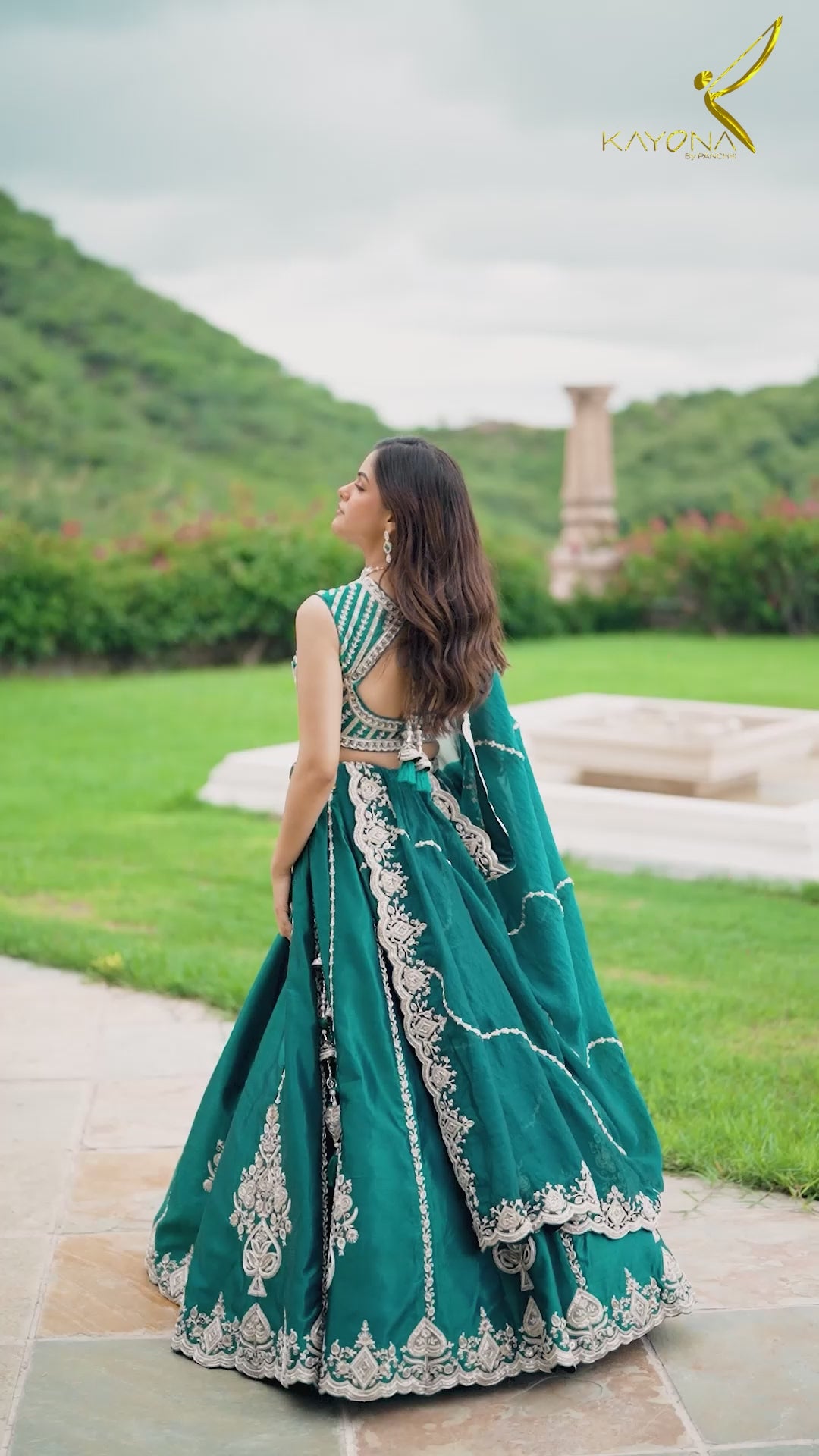 Lehenga Rama Color